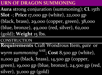 Urn of Dragon Summoning